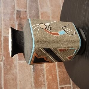 Native American vase by M. Yazzie